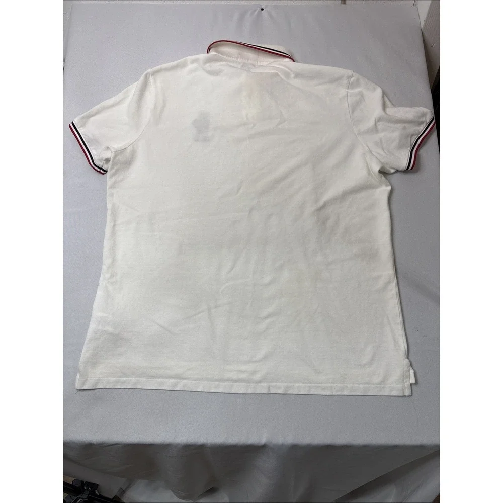 Polo Ralph Lauren Polo Bear Classic Fit White Cotton Polo Shirt Men's XXL
